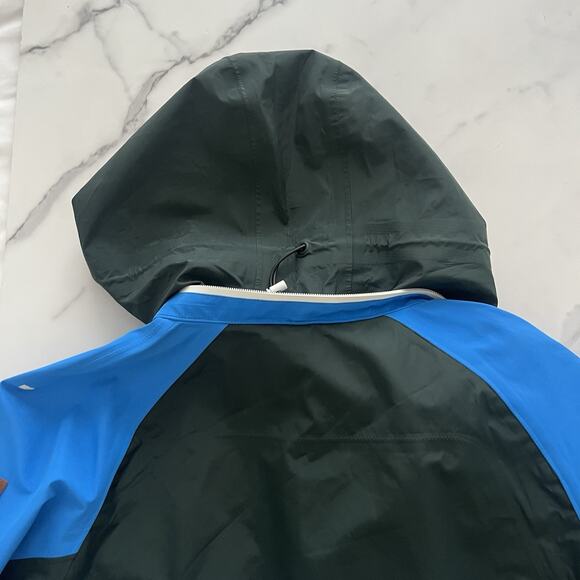 Tory Burch Sport All-Weather Jacket Color block blue green M Sporty Rich Outdoor - Picture 8 of 16